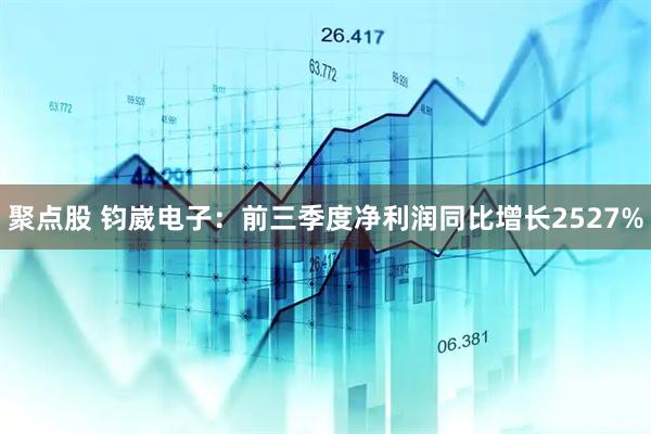 聚点股 钧崴电子：前三季度净利润同比增长2527%