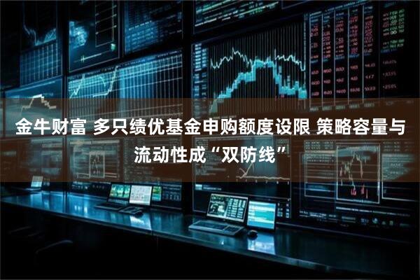 金牛财富 多只绩优基金申购额度设限 策略容量与流动性成“双防线”